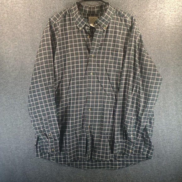 L.L. Bean Other - LL Bean Shirt Mens XL Multi Plaid Kennebunk Sport Wrinkle Free Traditional Fit